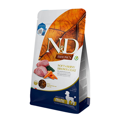 N&D Brown Kuzu Etli Mini Irk Yetişkin Köpek Maması 5 kg