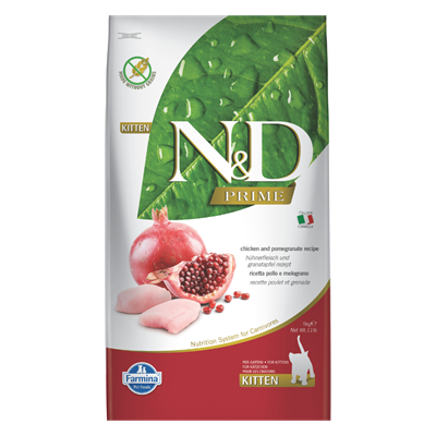 N&D Prime Tavuklu ve Narlı Tahılsız Yavru Kedi Maması 5kg