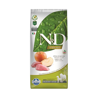 N&D Tahılsız Domuzlu Medium Maxi Yetişkin Köpek Maması 12 Kg
