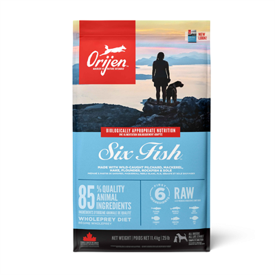 Orijen Six Fish Tüm Irk veYaşam Evreleri İçin Köpek Maması 11,4 kg
