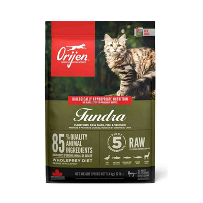 Orijen Tundra Tahılsız Kedi Maması 5,4 kg