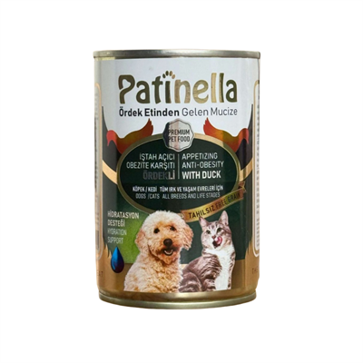 Patinella %60 Ördek Etli Kedi-Köpek Konservesi 415 Gr
