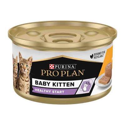 Pro Plan Baby Kitten Tavuklu Yavru Kedi Konservesi 85gr