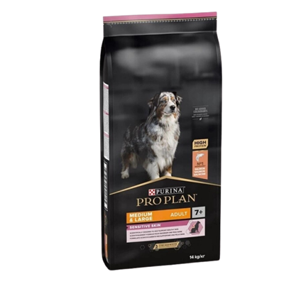 Pro Plan Senior Sensitive Skin 7+ Somonlu ve Pirinçli Orta ve Büyük Irk Yaşlı Köpek Maması 14kg
