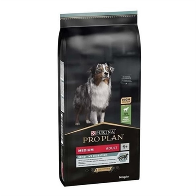 Pro Plan Sensitive Digestion Kuzulu ve Pirinçli Orta Irk Yetişkin Köpek Maması 14kg