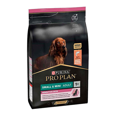 Pro Plan Small&Mini Sensitive Skin Somonlu ve Pirinçli Küçük Irk Yetişkin Köpek Maması 3kg