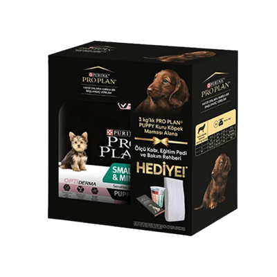 Pro Plan Small&Mini Somonlu Küçük Irk Yavru Köpek Maması 3kg Eğitim Pedi Hediye!
