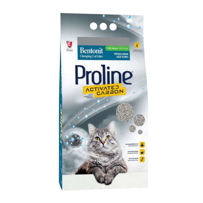 Proline Actived Carbon Topaklanan Doğal Kedi Kumu 20 Lt