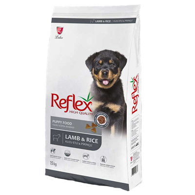 Reflex Kuzu Etli ve Pirinçli Yavru Köpek Maması 15kg