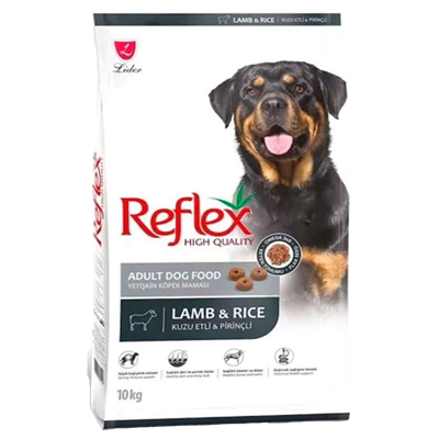 Reflex Kuzu Etli ve Pirinçli Yetişkin Köpek Maması 10kg