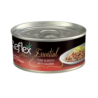 Reflex Plus Essential Ton Balıklı ve Somonlu 70 gr Yetişkin Konserve Kedi Maması