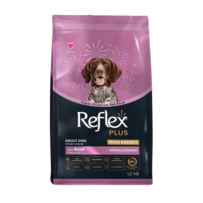 Reflex Plus High Energy Yüksek Aktiviteli Dana Etli Yetişkin Köpek Maması 12 Kg