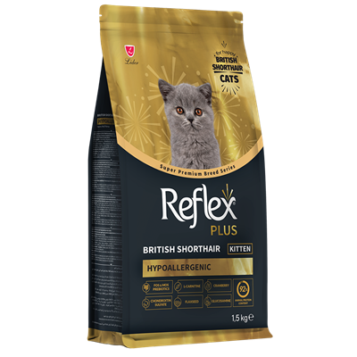 Reflex Plus Hipoalerjenik British Shorthair Yavru Kedi Maması 1,5kg