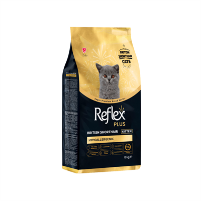 Reflex Plus Hipoalerjenik British Shorthair Yavru Kedi Maması 8kg