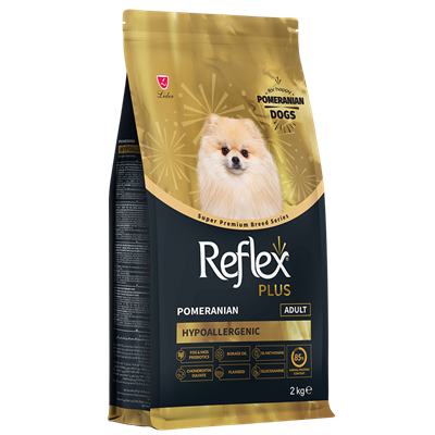 Reflex Plus Hipoalerjenik Pomeranian Yetişkin Köpek Maması 2kg
