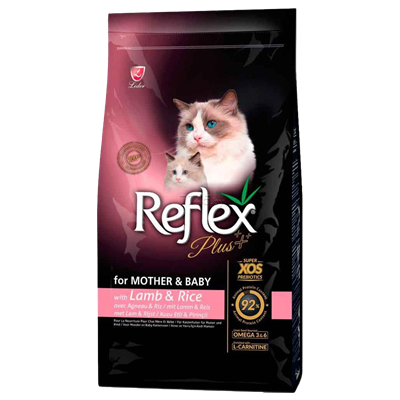 Reflex Plus Mother&Baby Kuzu Etli Yavru Kedi Maması 15kg