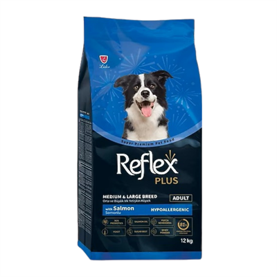Reflex Plus Somonlu 12 kg Orta ve Büyük Irk Yetişkin Köpek Maması
