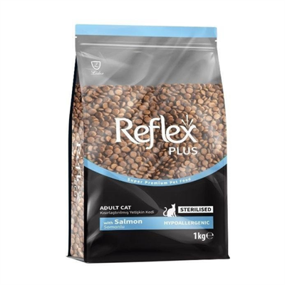 Reflex Plus Somonlu Kısırlaştırılmış Hipoalerjenik Yetişkin Kedi Maması 1 kg