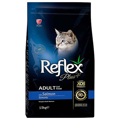 Reflex Plus Somonlu Yetişkin Kedi Maması 15kg