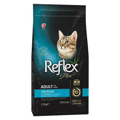 Reflex Plus Sterilised Somonlu Kısırlaştırılmış Kedi Maması 8kg