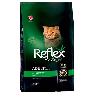 Reflex Plus Tavuklu Yetişkin Kedi Maması 15kg