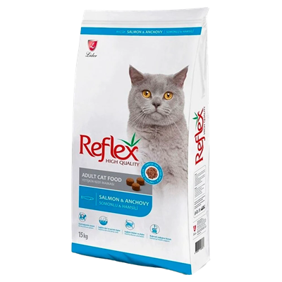 Reflex Somonlu ve Hamsili Yetişkin Kedi Maması 15kg
