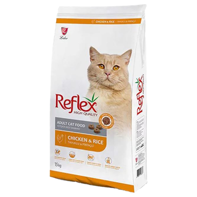 Reflex Tavuklu ve Pirinçli Yetişkin Kedi Maması 15kg