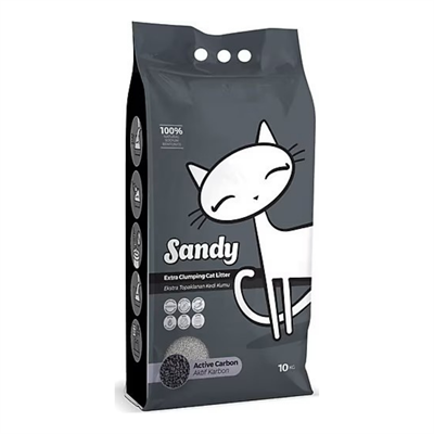 Sandy Active Karbonlu Kedi Kumu 10 Kg
