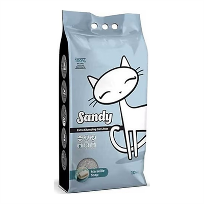 Sandy Marsilya Sabunlu Kedi Kumu 10 Kg