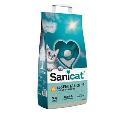 Sanicat Essential Oils Kokusuz Kedi Kumu 10kg