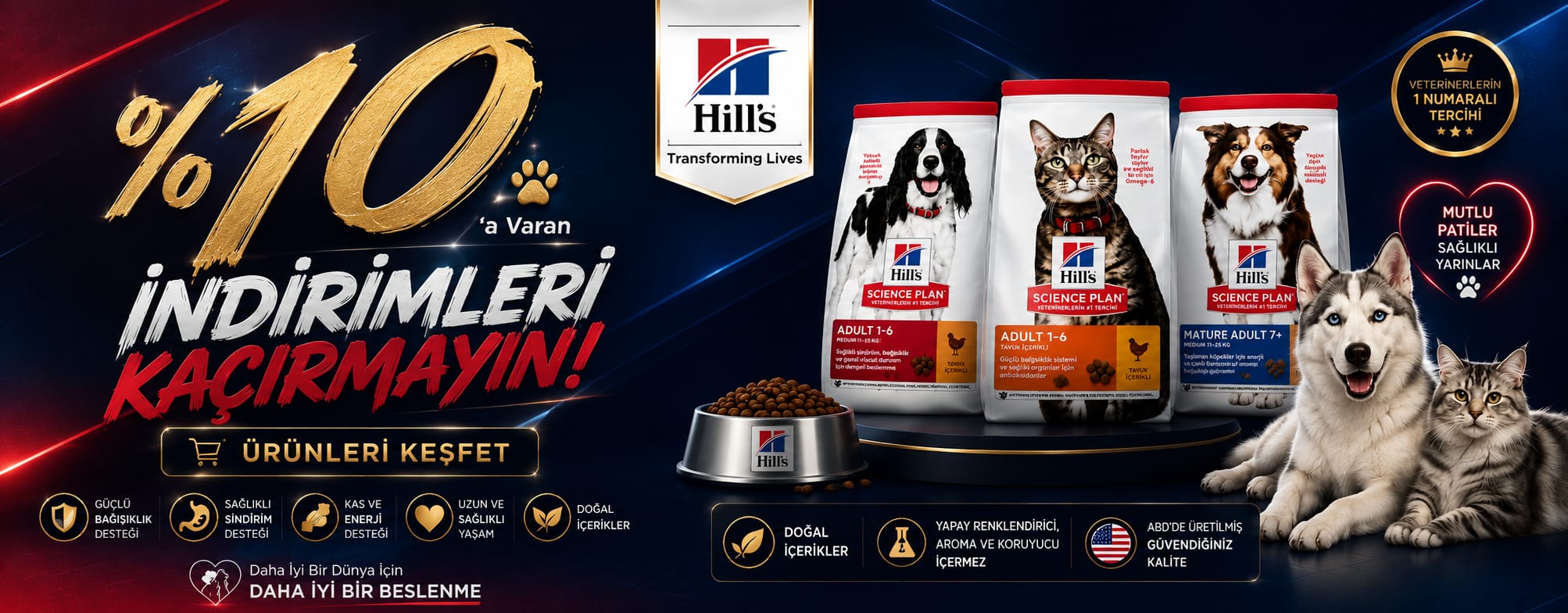 Hill's Kedi Ve Köpek Mamaları