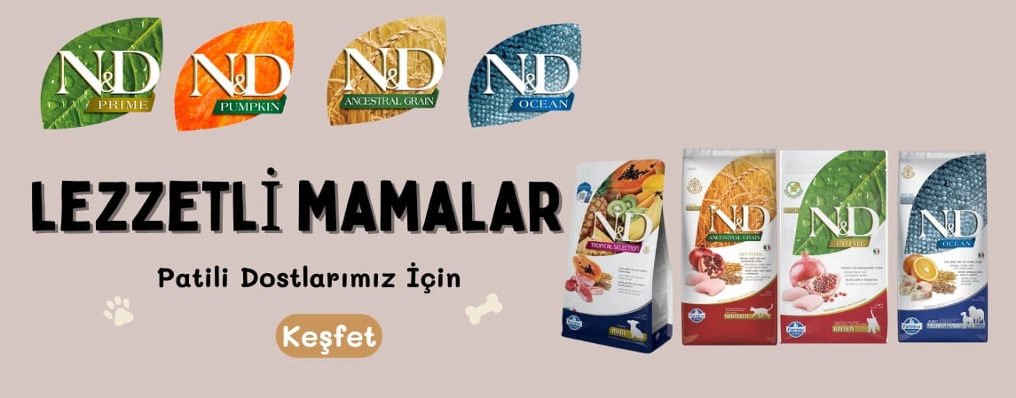 N&D Kedi Ve Köpek Mamaları