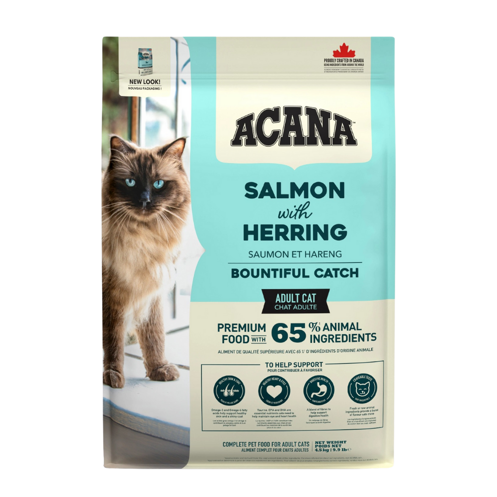 Acana Bountiful Catch Somonlu ve Ringa Balıklı Yetişkin Kedi Maması 4,5 kg