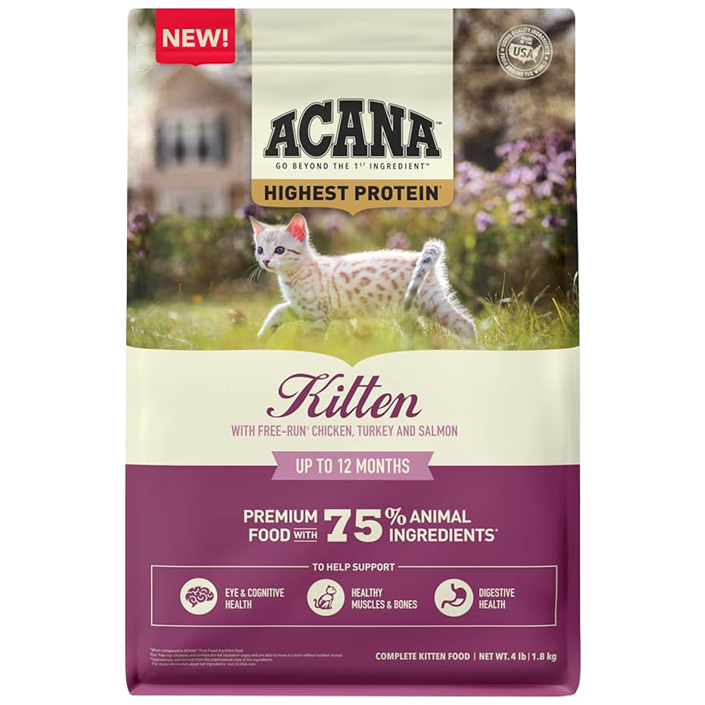 Acana Kitten Yüksek Proteinli Tahılsız Yavru Kedi Maması 1,8kg