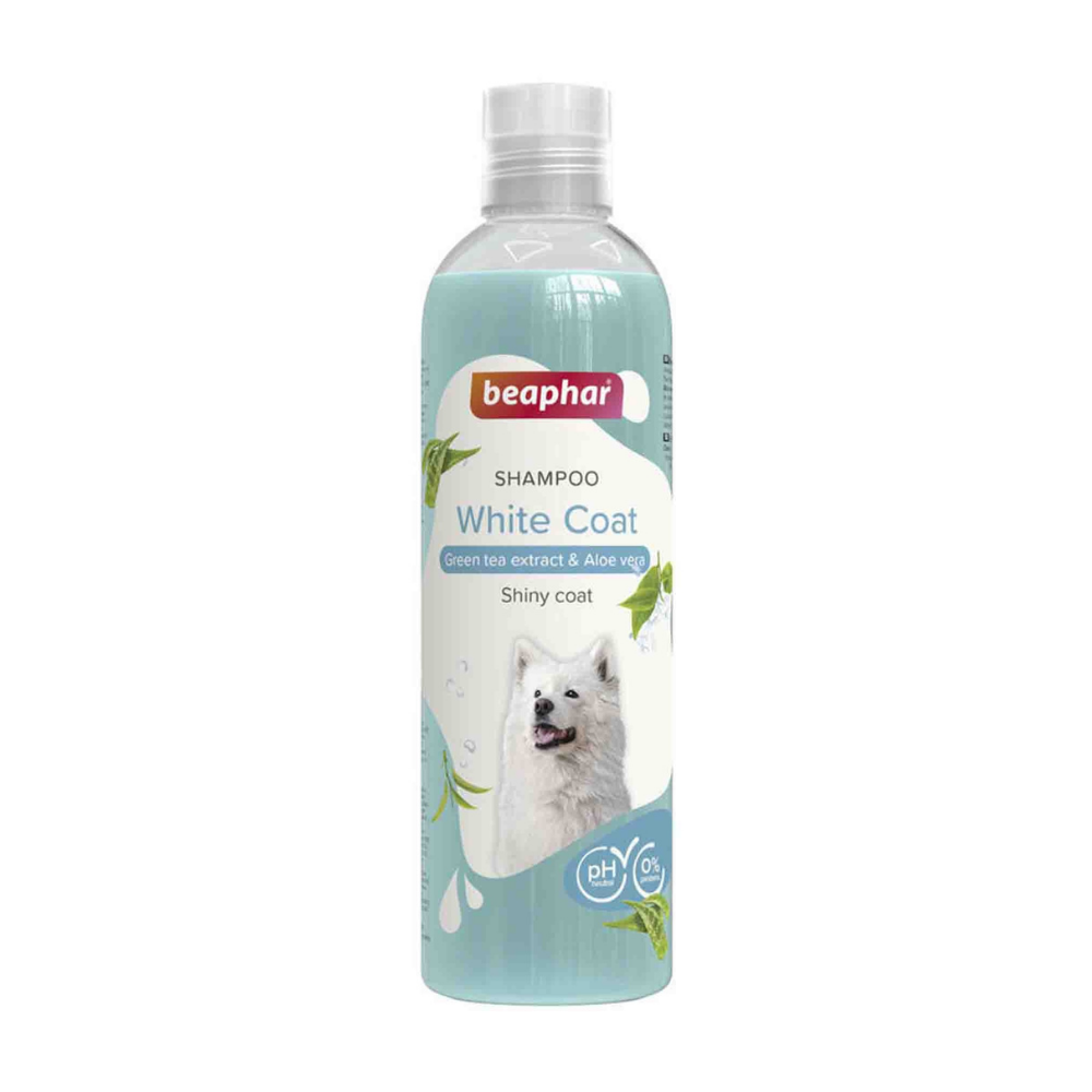Beaphar Beyaz Tüylü Köpekler için Aloe Veralı Şampuan 250ml