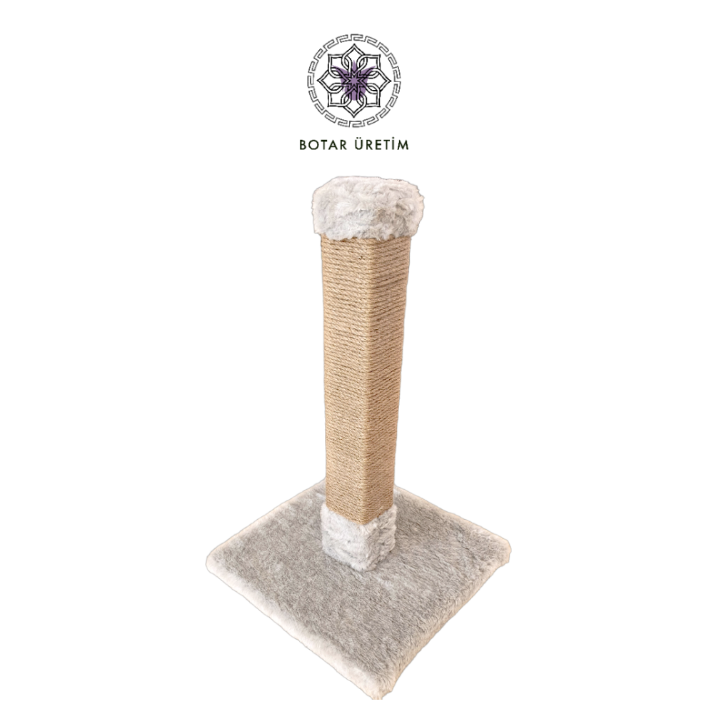 Botar Kare Kedi Tırmalama Tahtası 60 cm Gri