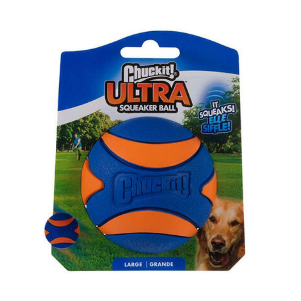 Chuckit! Ultra Squeaker Sesli Köpek Oyun Topu Büyük Boy
