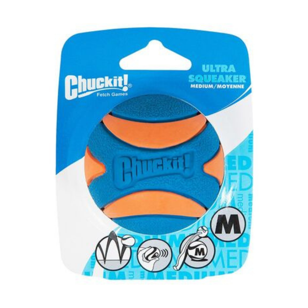 Chuckit! Ultra Squeaker Sesli Köpek Oyun Topu Orta Boy