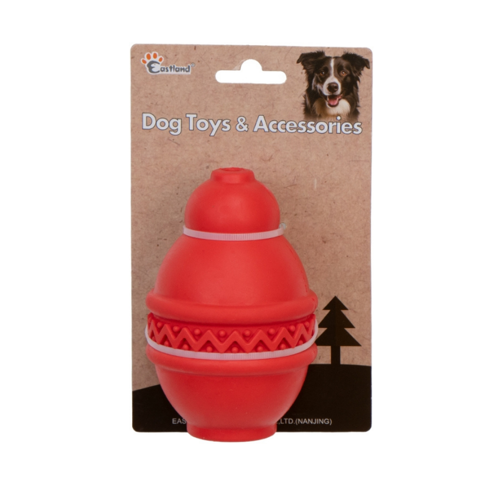 Eastland Plastik Ödül Hazneli Kabak Şeklinde Köpek Oyuncağı 10cm