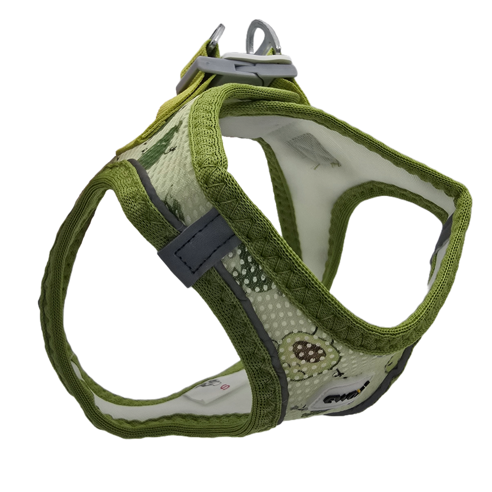 Ewox Air Mesh Avakado Desenli Göğüs Tasması M
