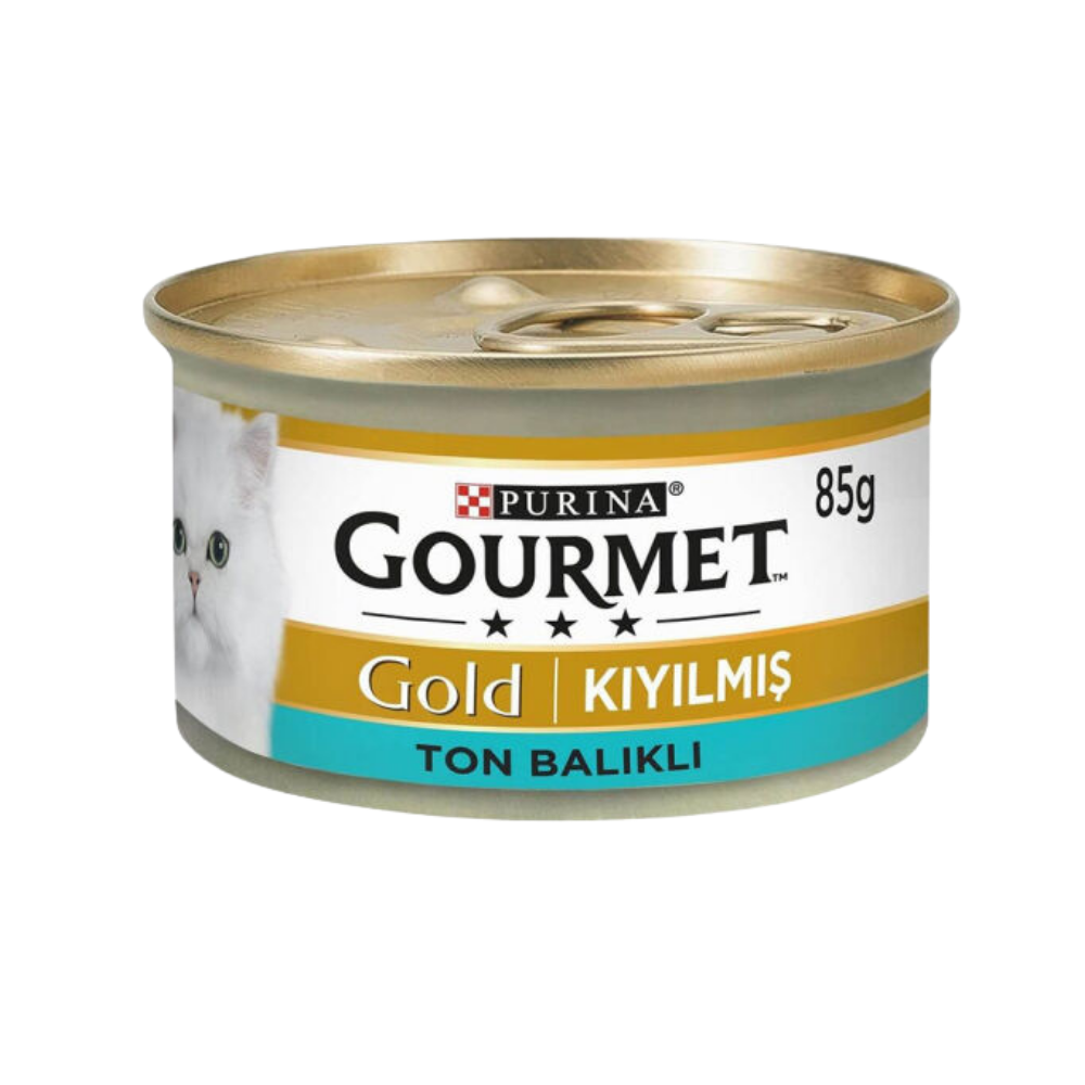 Gourmet Gold Kıyılmış Ton Balıklı Konserve Kedi Maması 85 Gr