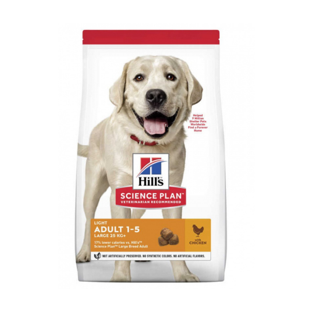 Hill's Adult Light Tavuklu 14 kg Büyük Irk Yetişkin Köpek Maması
