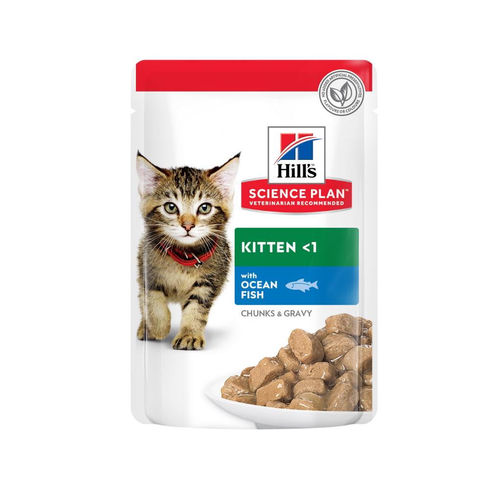 Hill's Science Plan Pouch Okyanus Balıklı Yavru Kedi Yaş Maması 85gr