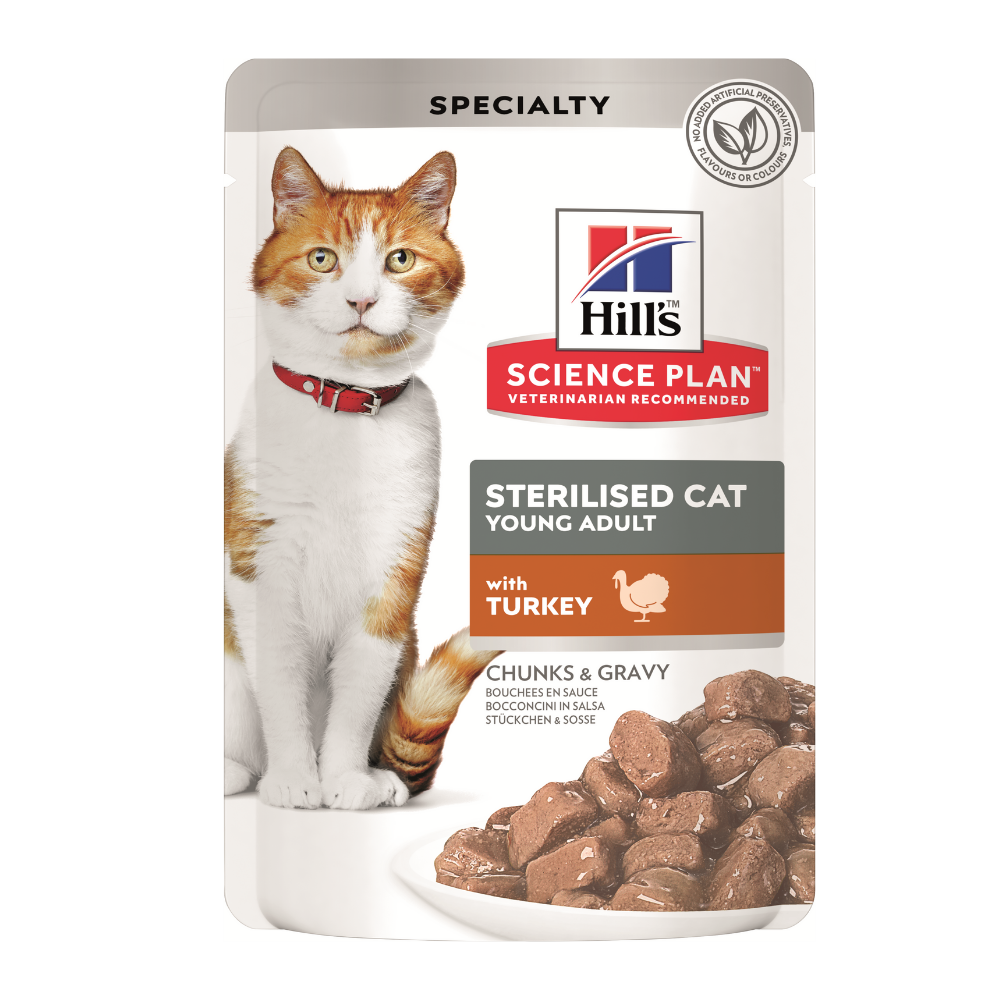Hill's Science Plan Hindili Kısırlaştırılmış Kedi Yaş Maması 85gr