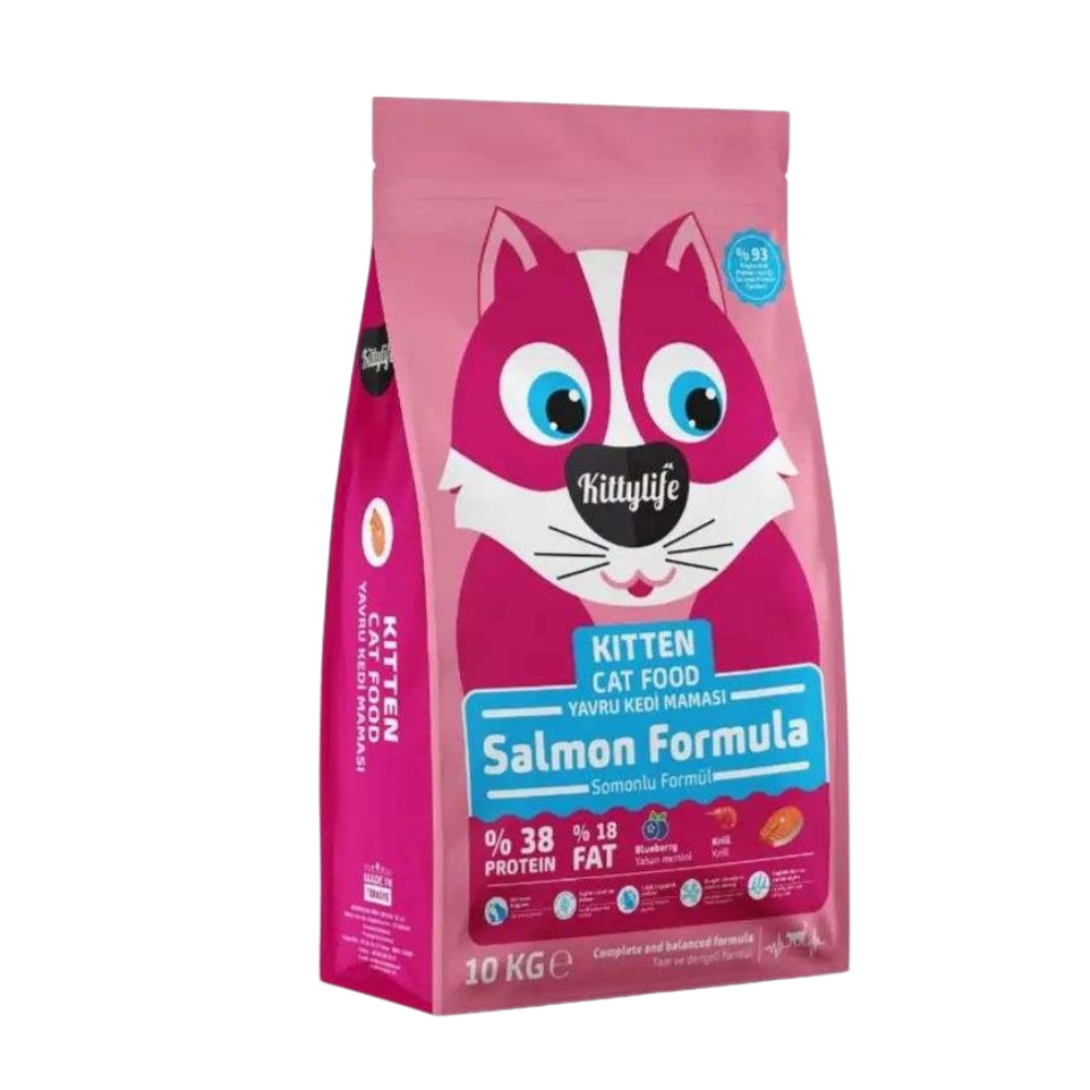 Kitty Life Somonlu Yavru Kedi Maması 10 Kg