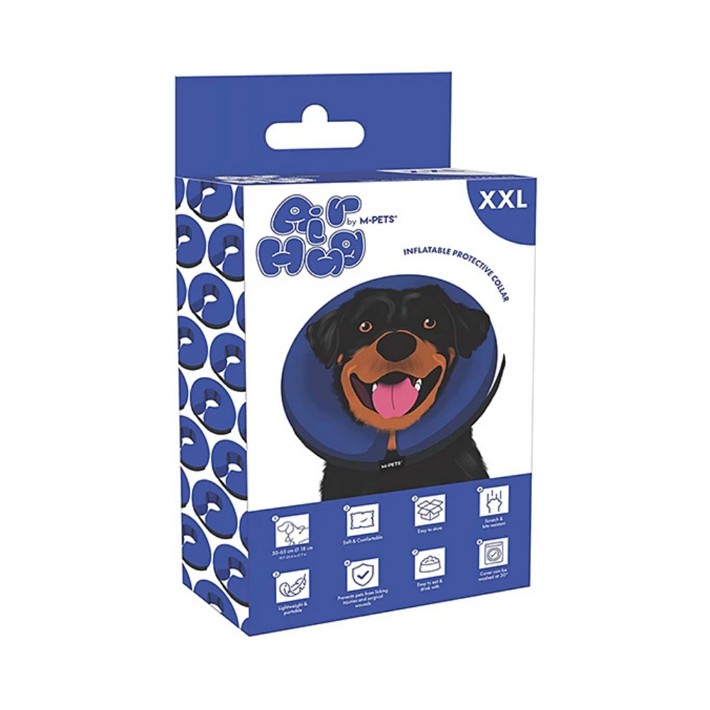 M-Pets Air Hug Şişirilebilir Köpek Koruyucu Yaka Tasma 50-65cm XXL