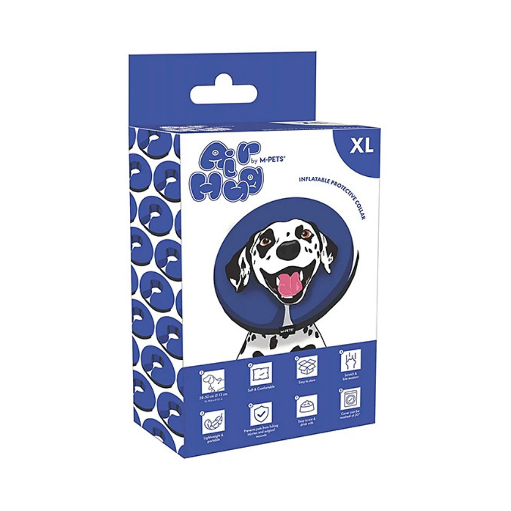 M-Pets Air Hug Şişirilebilir Köpek Koruyucu Yaka Tasma 38-50cm XL