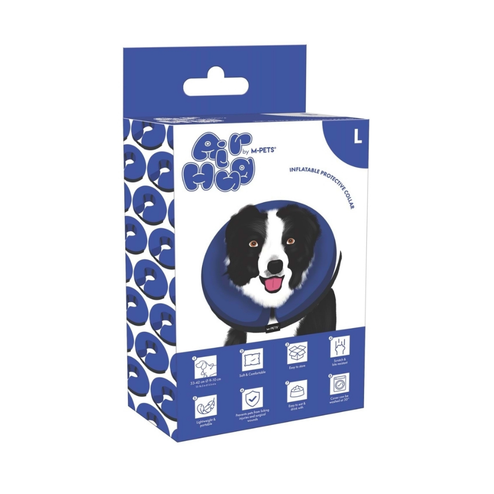 M-Pets Air Hug Şişirilebilir Köpek Koruyucu Yakalık 33-42cm L