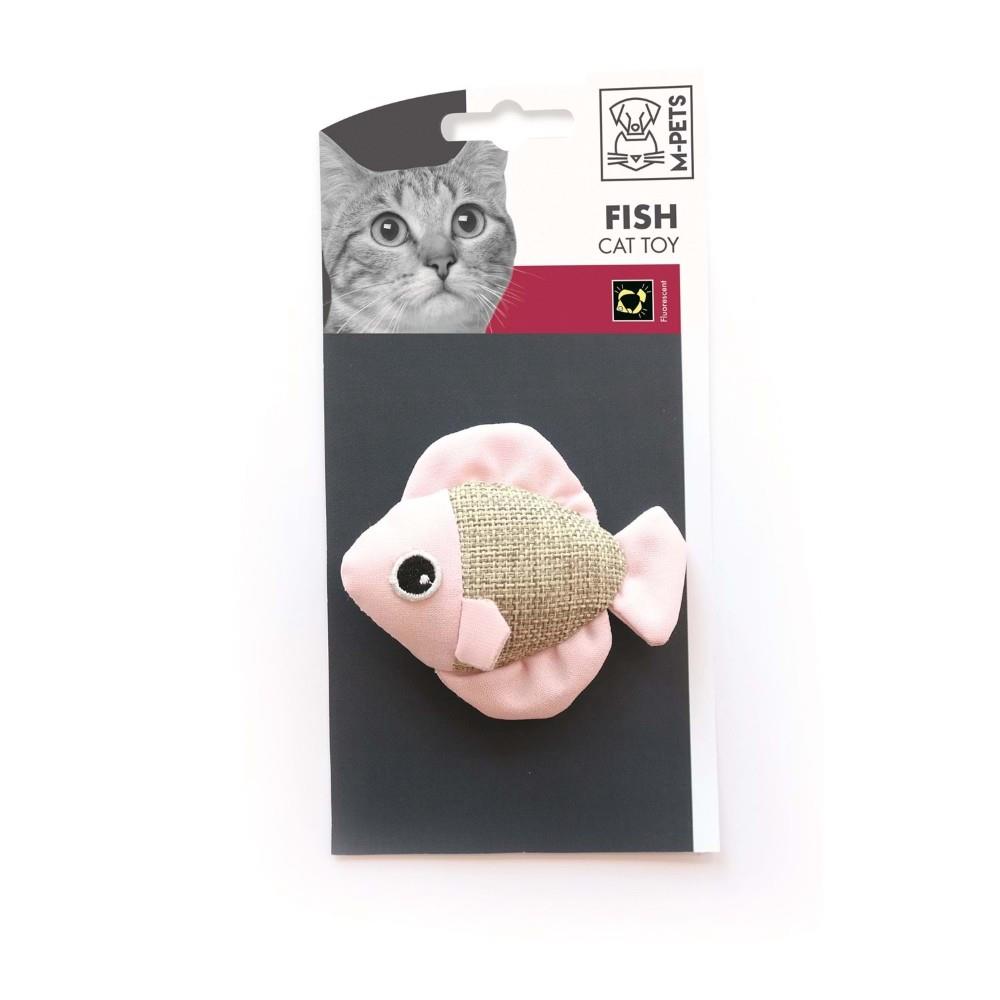 M-Pets Balık Kedi Oyuncağı 8x4x7 cm Karışık Renkli