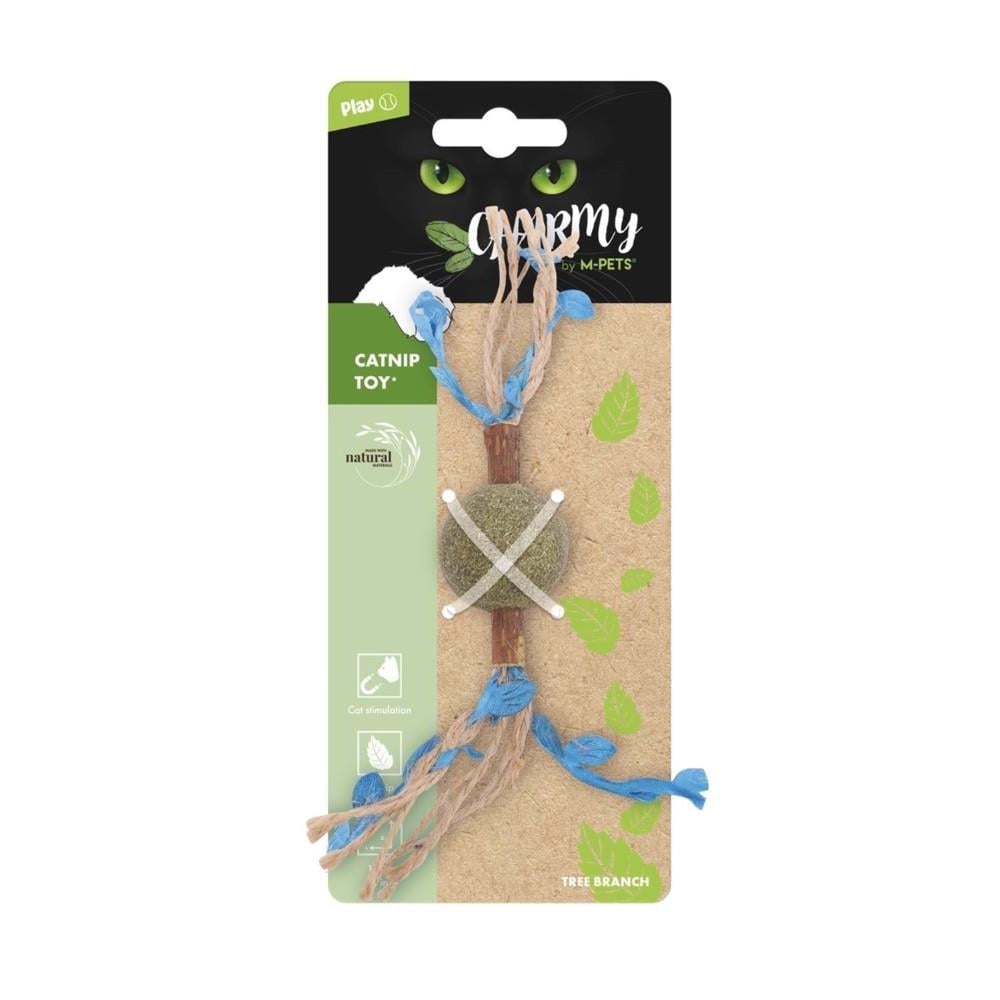 M-Pets Charmy Brancy Kedi Otlu Kedi Oyuncağı Mavi